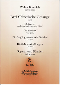 Drei Chinesische Gesänge, op. 19 (tiefe Stimme)